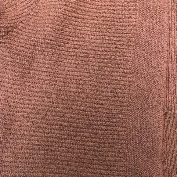 Lucky Brand Cocoa Brown Open Cardigan with Puff Sleeves - Picture 3 of 6